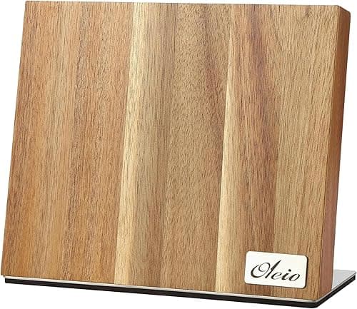 Oleio magnetinis peilių blokas (akacijos mediena)